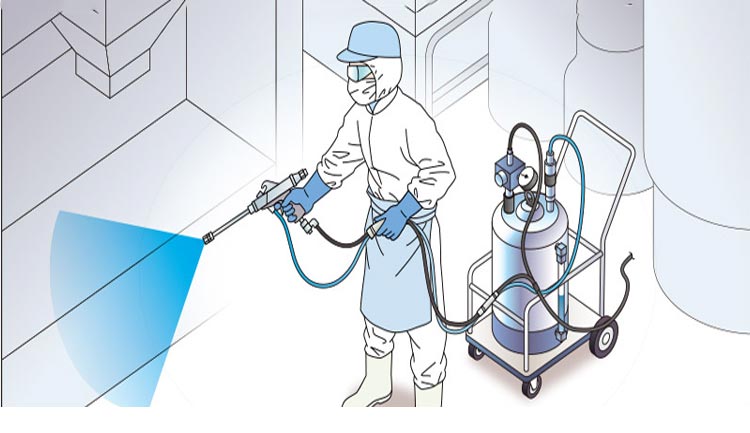Cleaning and disinfection in the process of sales and operation Cleaning and disinfection in the process of sales and operation