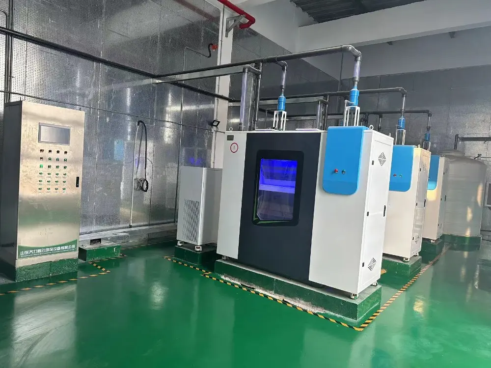 Giải pháp của chúng tôi: Tích hợp tia UV với quá trình tạo Natri Hypochlorite Giải pháp của chúng tôi: Tích hợp tia UV với quá trình tạo Natri Hypochlorite