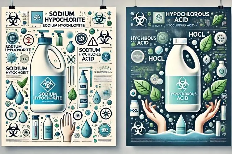 Natriumhypochlorit vs. hypochlorige Säure: Was ist wirksamer bei der Abtötung von Keimen? Natriumhypochlorit vs. hypochlorige Säure: Was ist wirksamer bei der Abtötung von Keimen?