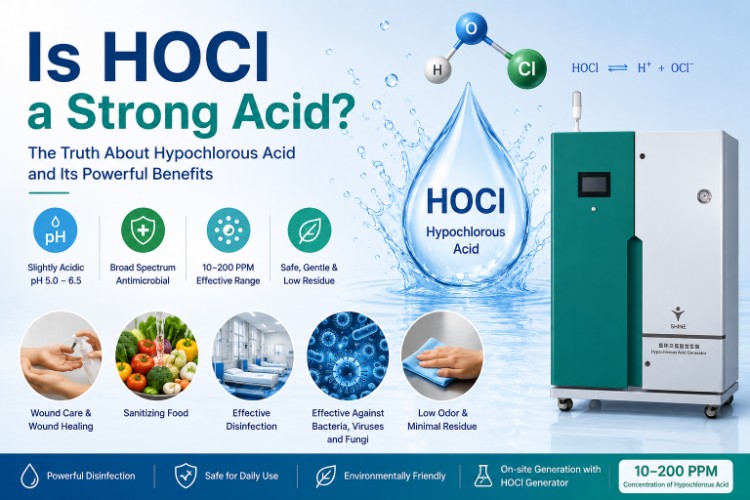 O HOCl é um ácido forte O HOCl é um ácido forte