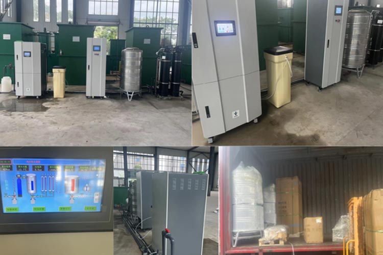 3T Hypochlorsäure-Generatorsystem in Chongqing, China, installiert 3T hypochlorous acid generator system installed in Chongqing China