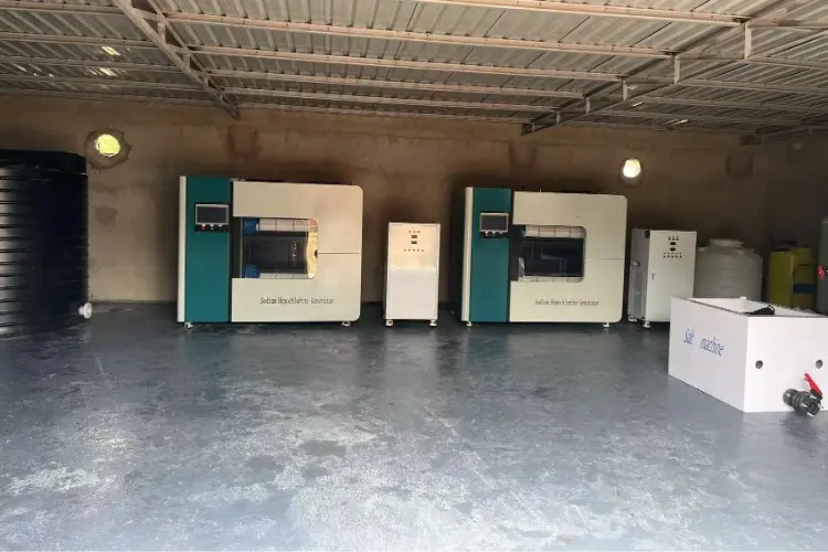 ระบบการสร้างไฮโปคลอไรต์ทำงานอย่างไร?