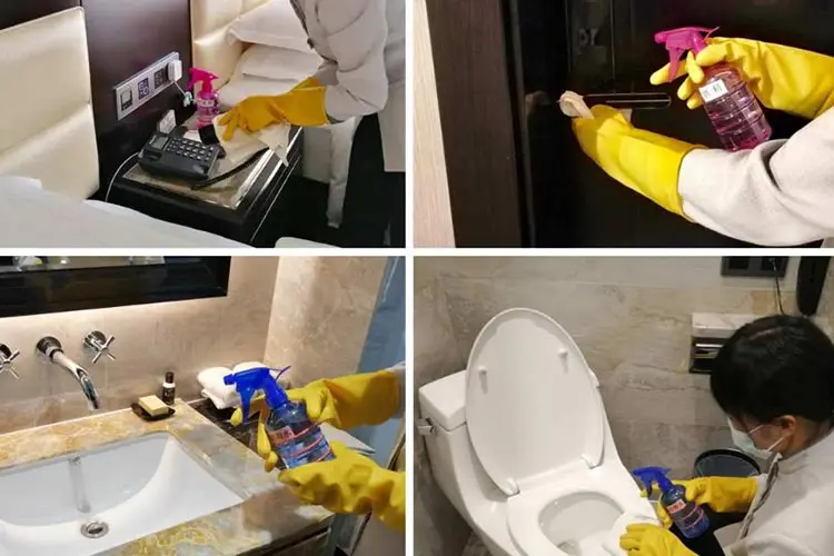 Désinfection des surfaces à l'acide hypochloreux Désinfection des surfaces à l'acide hypochloreux