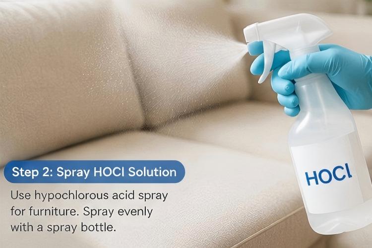 Step 2: Choose the Right Couch Disinfectant Step 2: Choose the Right Couch Disinfectant