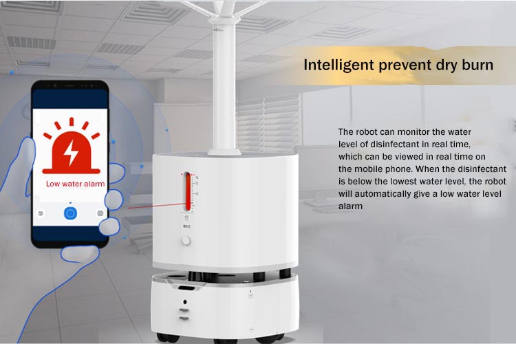 produktdisplay til befugtning Desinfektion smart Robot product display for humidification Disinfection smart Robot