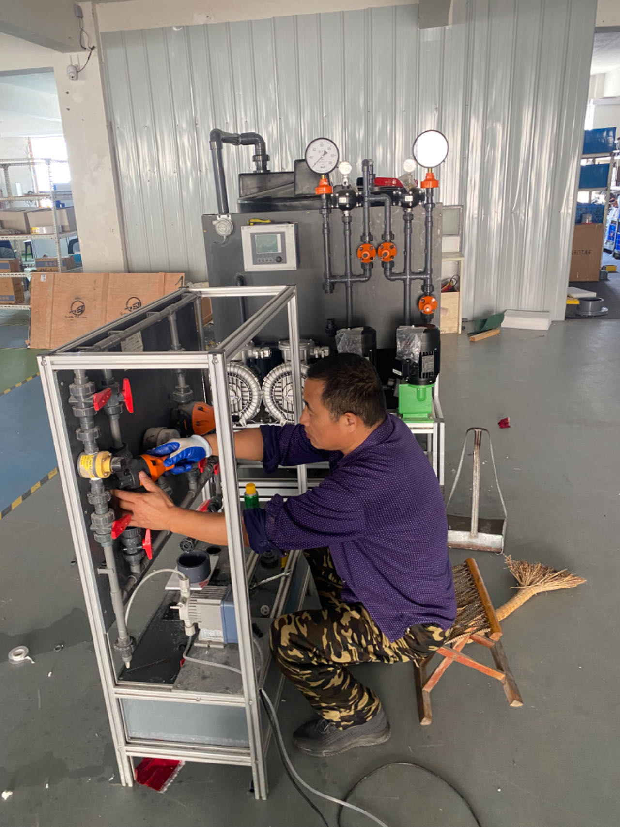 Fejlretning af målepumpe Metering pump debugging