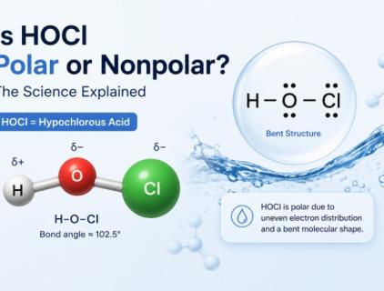 ¿El HOCl es polar o no polar?