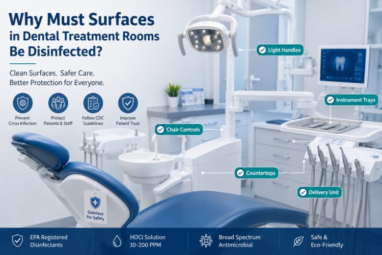 Why disinfect dental treatment room surfaces Why disinfect dental treatment room surfaces